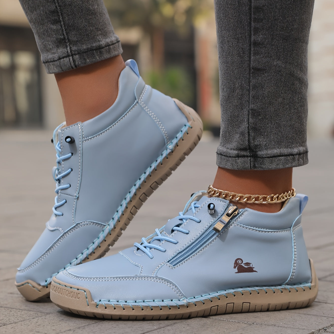Bottines à lacets pour femme