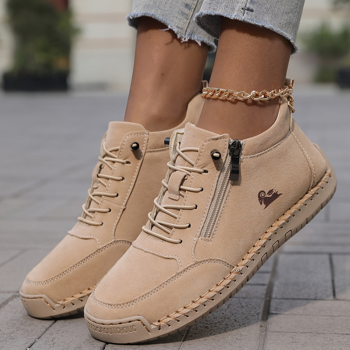 Bottines à lacets pour femme