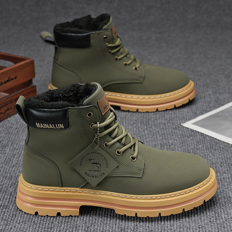 Bottines d'hiver robustes pour homme