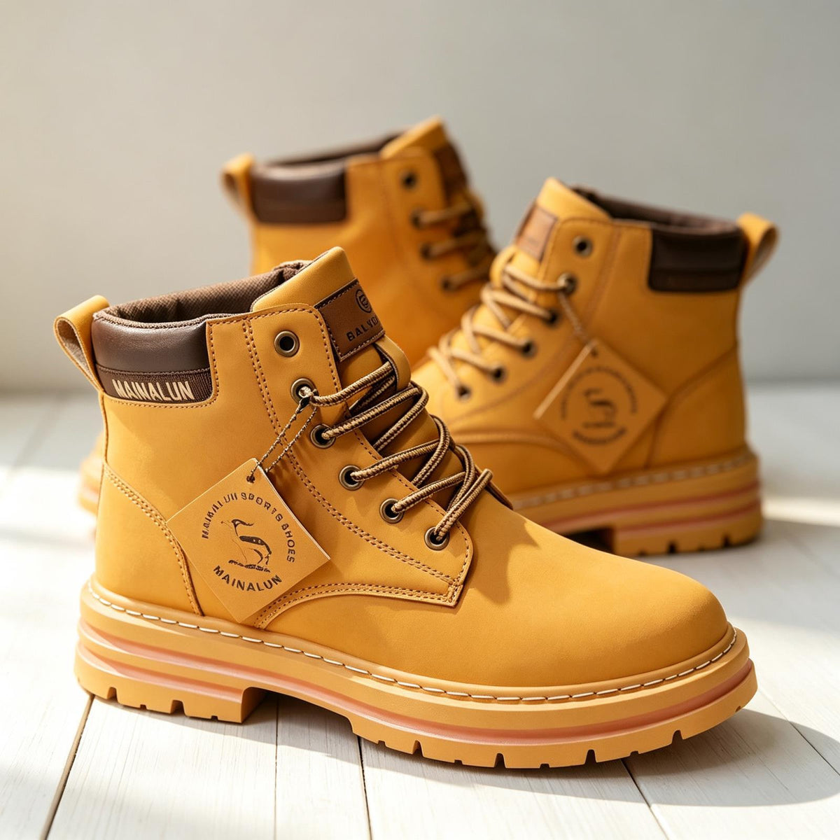 Bottines d'hiver robustes pour homme