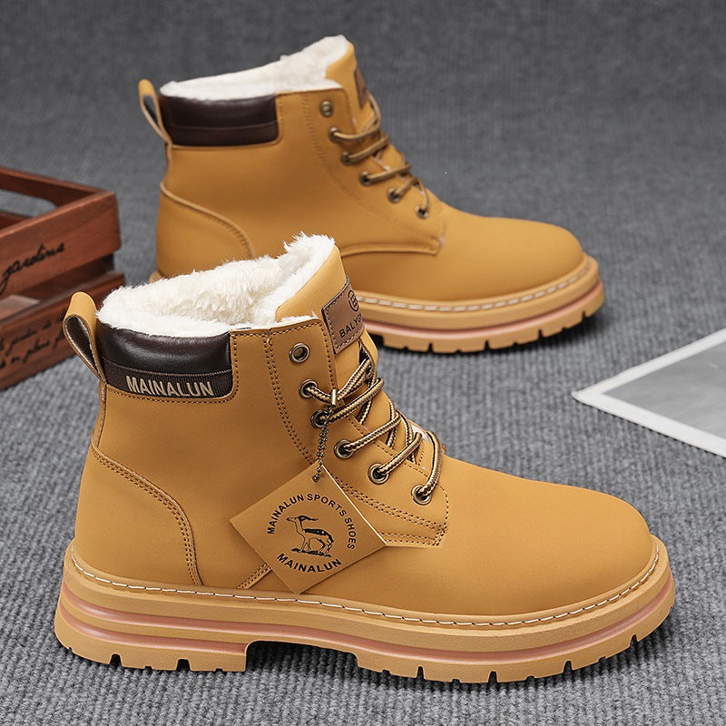 Bottines d'hiver robustes pour homme