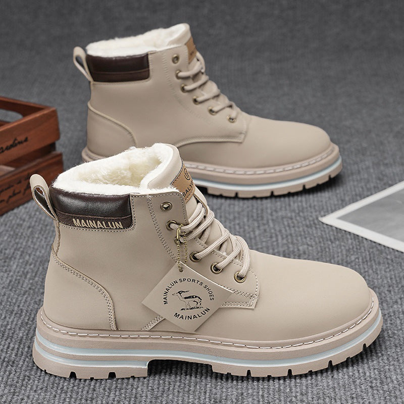 Bottines d'hiver robustes pour homme
