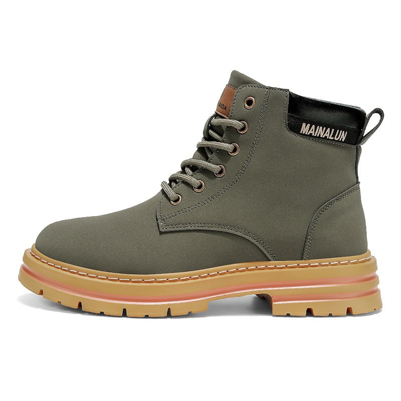 Bottines d'hiver robustes pour homme