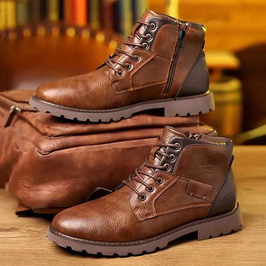 Bottines en cuir de haute qualité