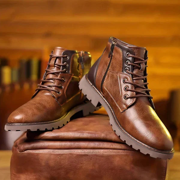 Bottines en cuir de haute qualité