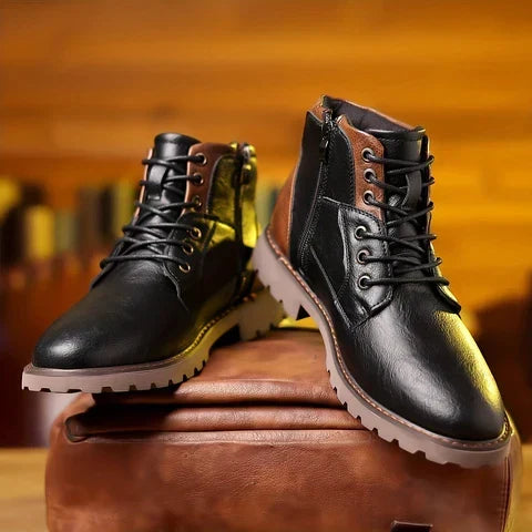 Bottines en cuir de haute qualité