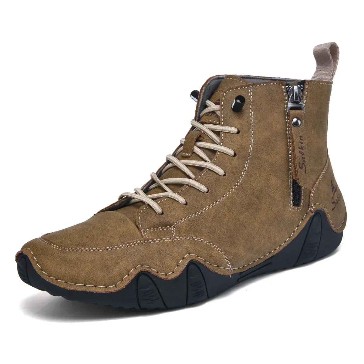 Bottines orthopédiques amortissantes à fermeture éclair