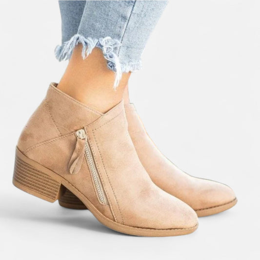 Bottines orthopédiques en cuir pour femme – Confort thérapeutique et style raffiné