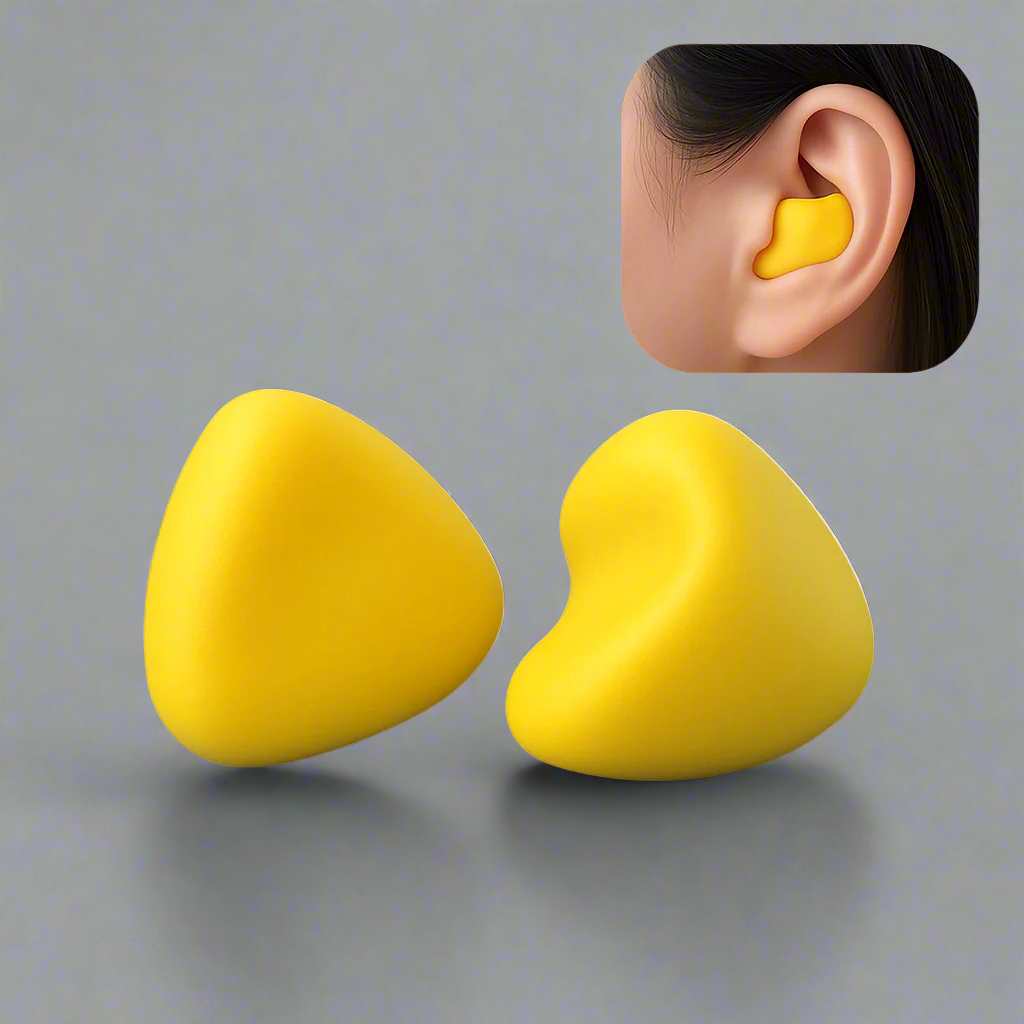 Bouchons d'oreilles en silicone avec réduction de bruit pour dormir paisiblement