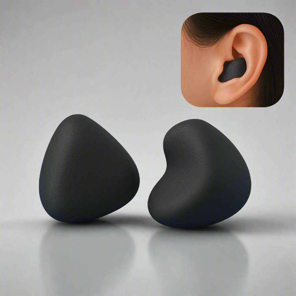 Bouchons d'oreilles en silicone avec réduction de bruit pour dormir paisiblement