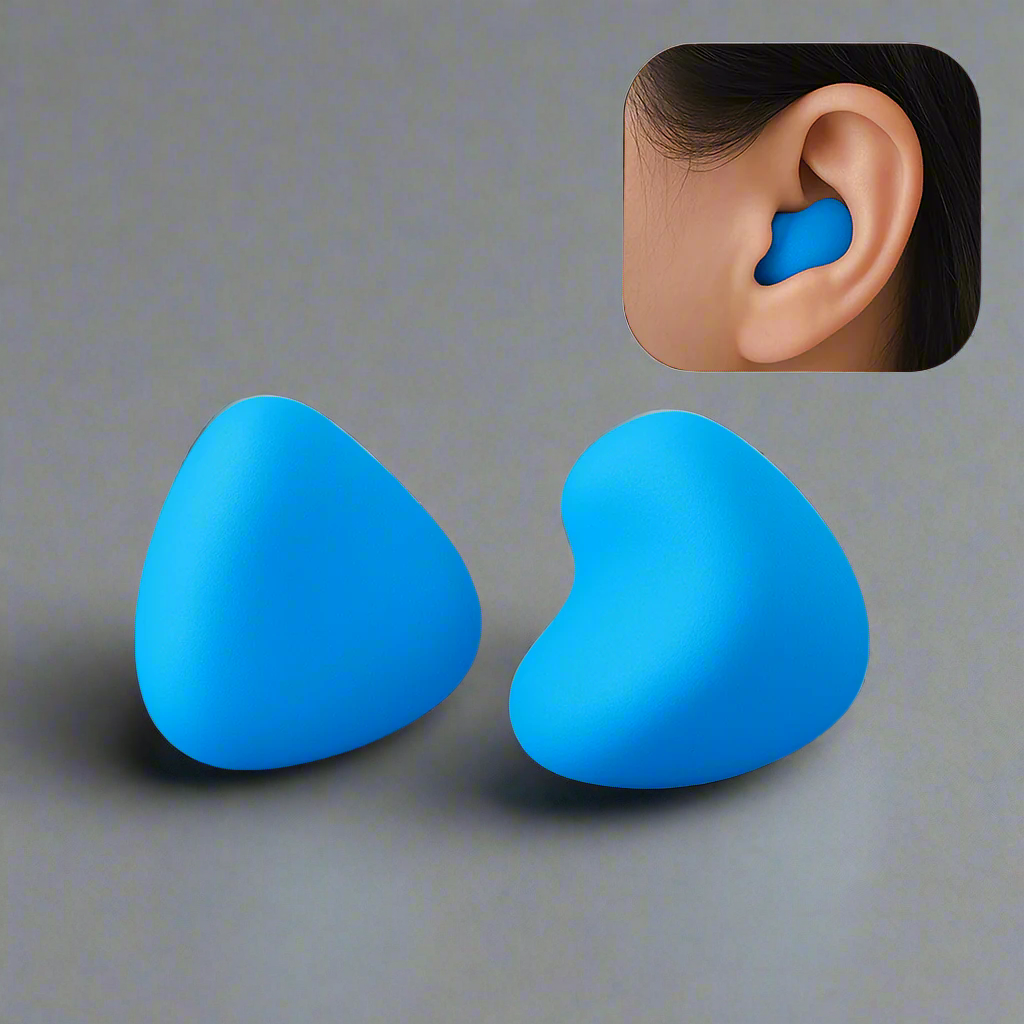 Bouchons d'oreilles en silicone avec réduction de bruit pour dormir paisiblement