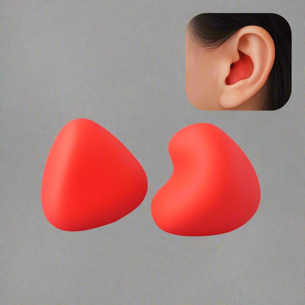 Bouchons d'oreilles en silicone avec réduction de bruit pour dormir paisiblement