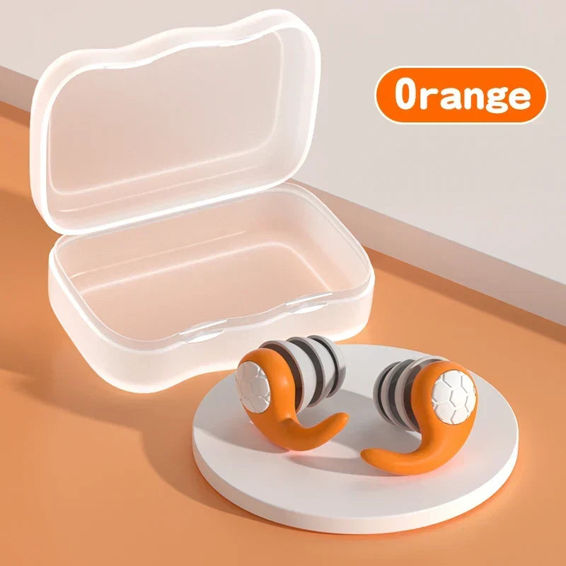 Bouchons d'oreilles en silicone pour enfant pour natation et réduction du bruit