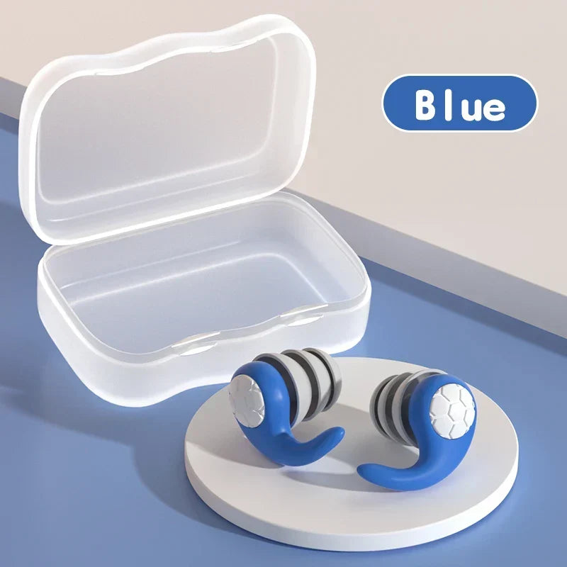 Bouchons d'oreilles en silicone pour enfant pour natation et réduction du bruit