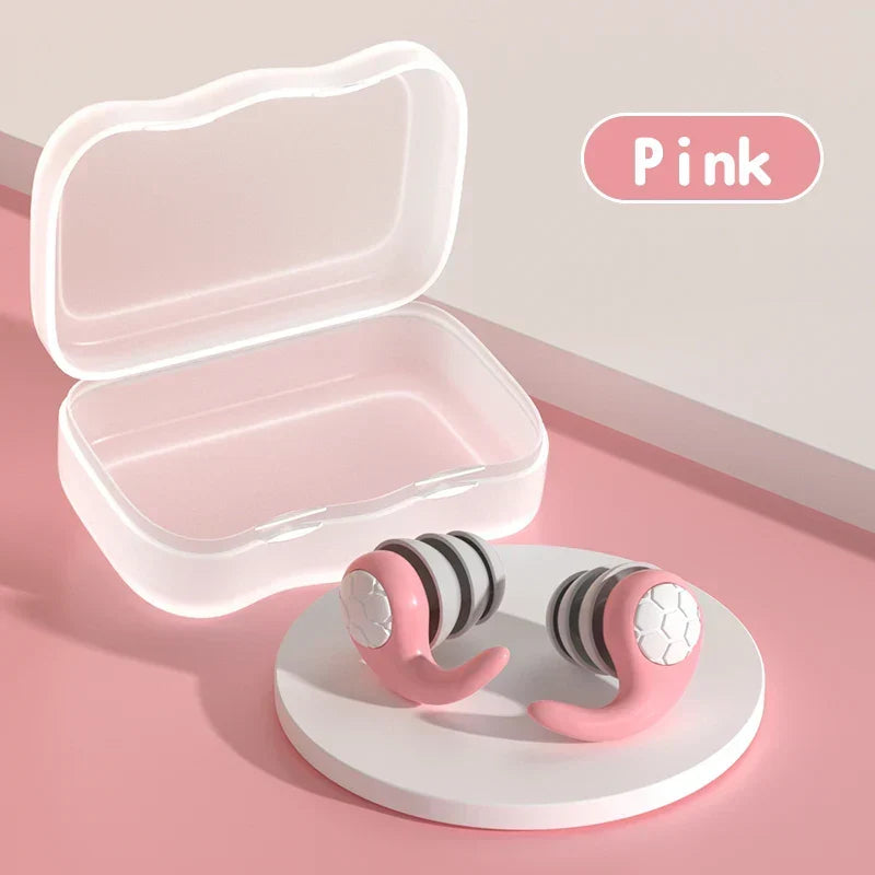 Bouchons d'oreilles en silicone pour enfant pour natation et réduction du bruit
