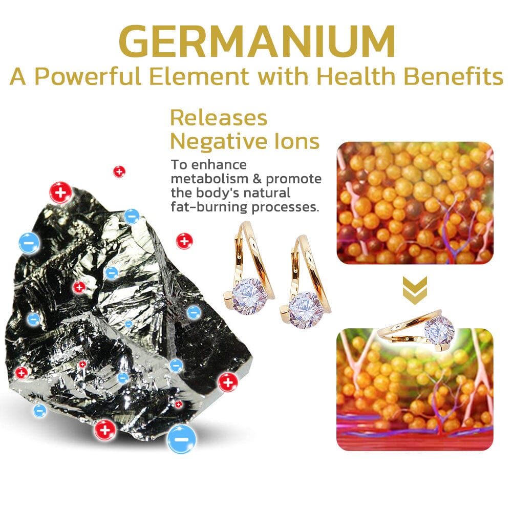 Boucles d'oreilles au germanium Lymphvity