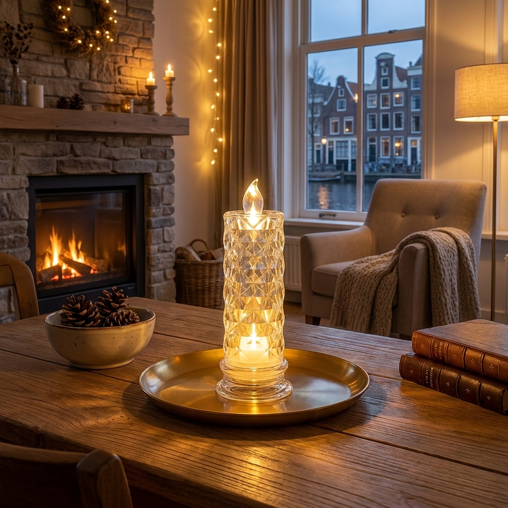 Bougie LED sans flamme