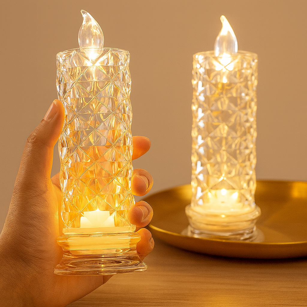 Bougie LED sans flamme