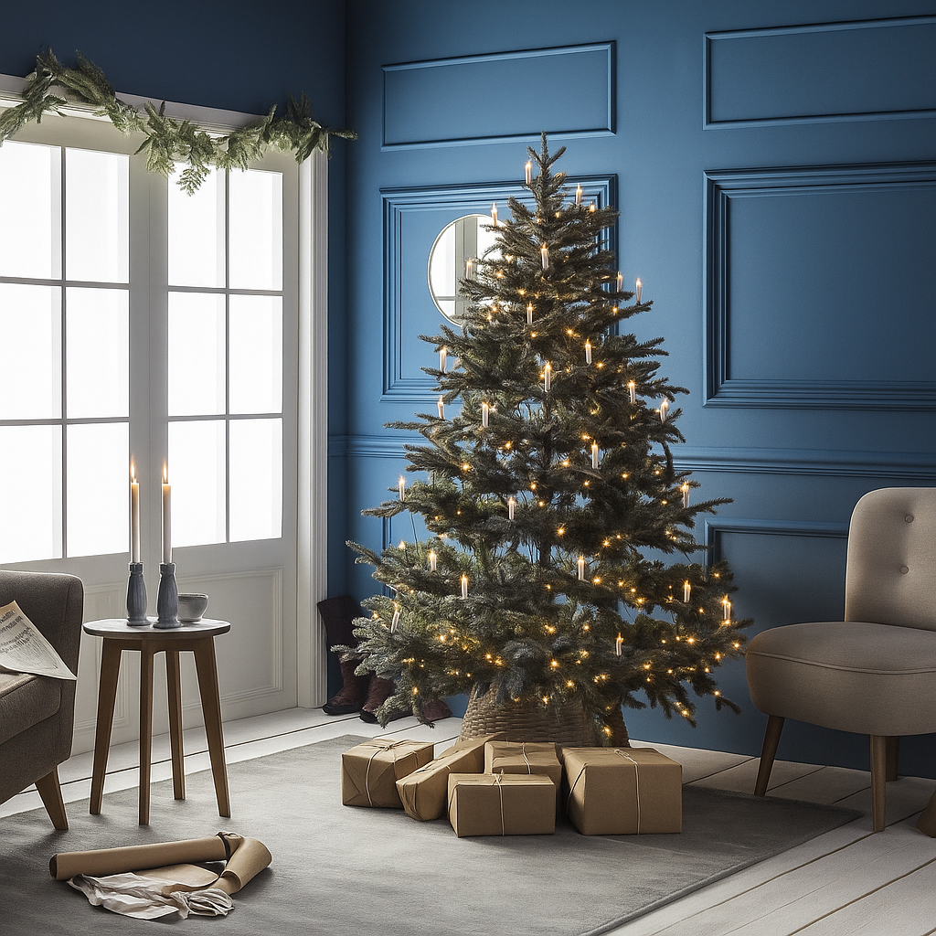 Bougies LED blanc chaud – Décoration de Noël classique pour sapin