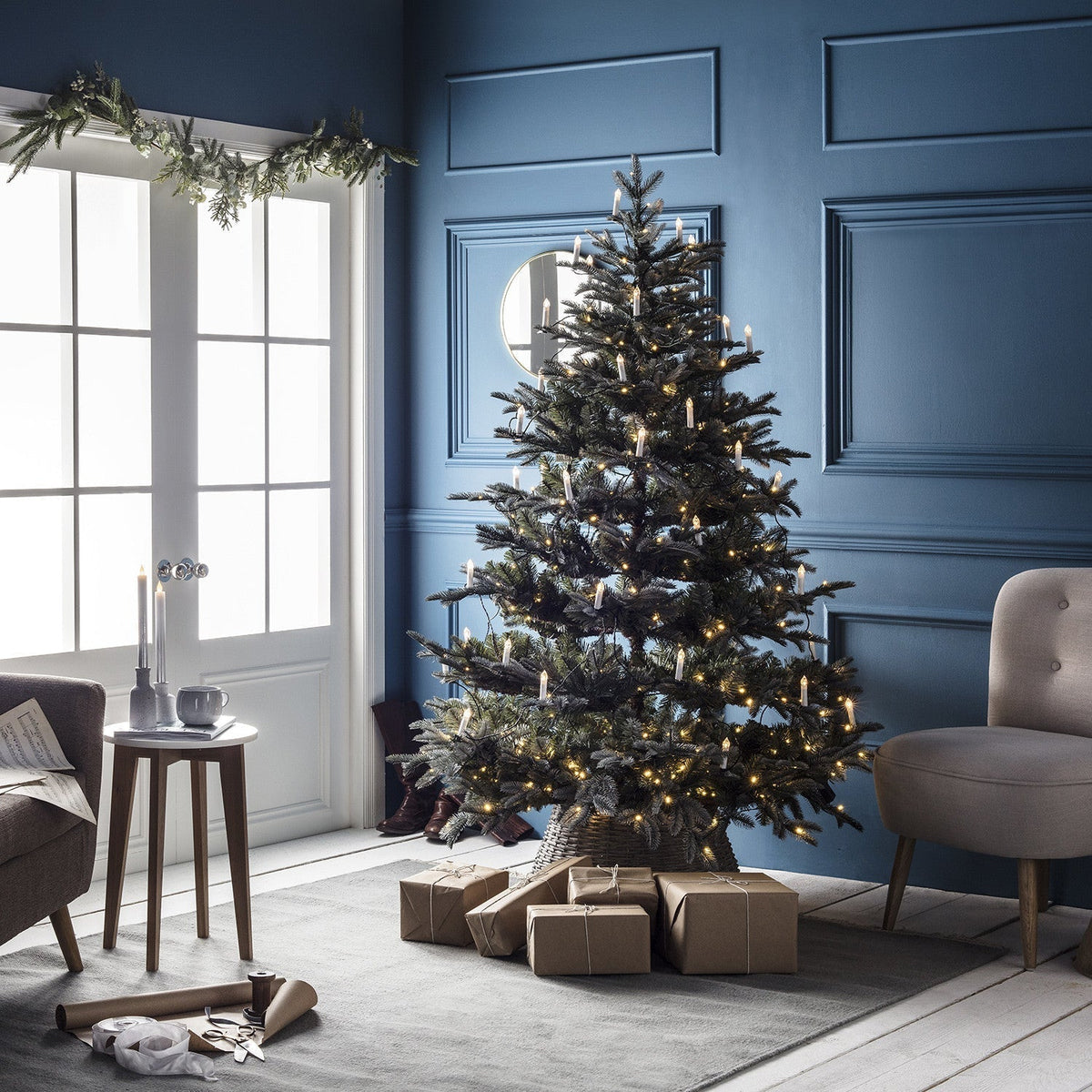 Bougies LED blanc chaud – Décoration de Noël classique pour sapin