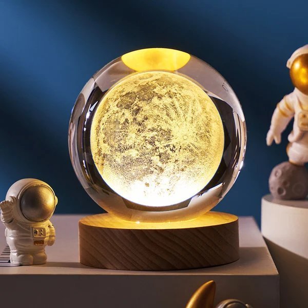 Boule de cristal 3D planète