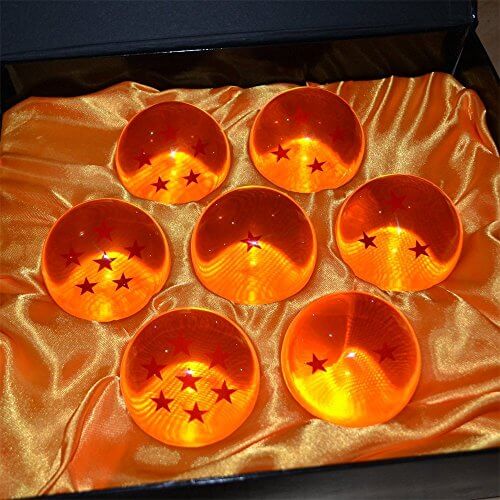 Boules de cristal avec 7 étoiles