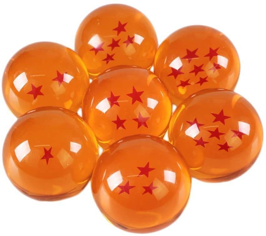 Boules de cristal avec 7 étoiles