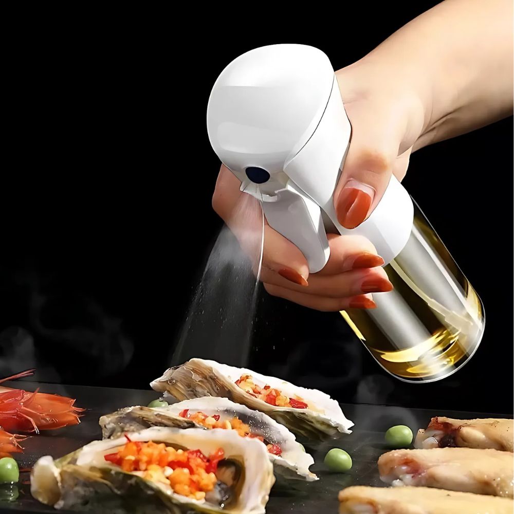Bouteille spray à huile en verre pour un dosage précis lors de la cuisson