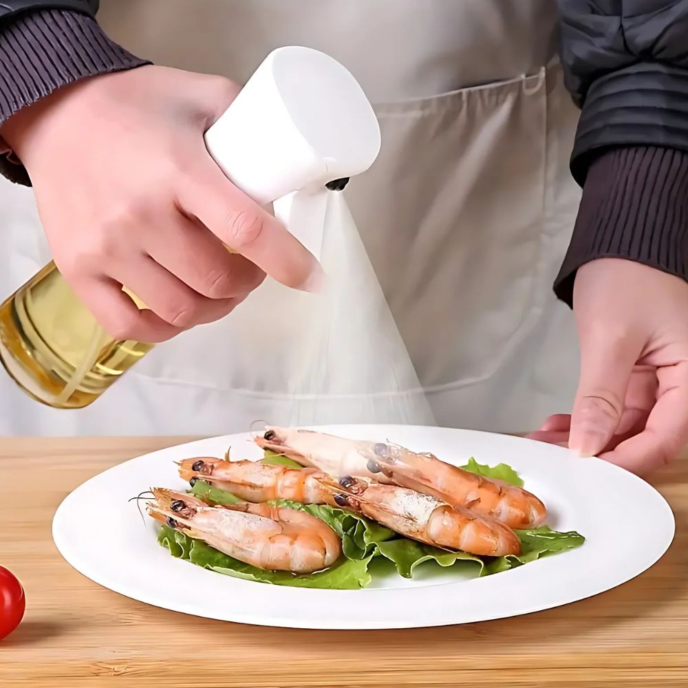 Bouteille spray à huile en verre pour un dosage précis lors de la cuisson