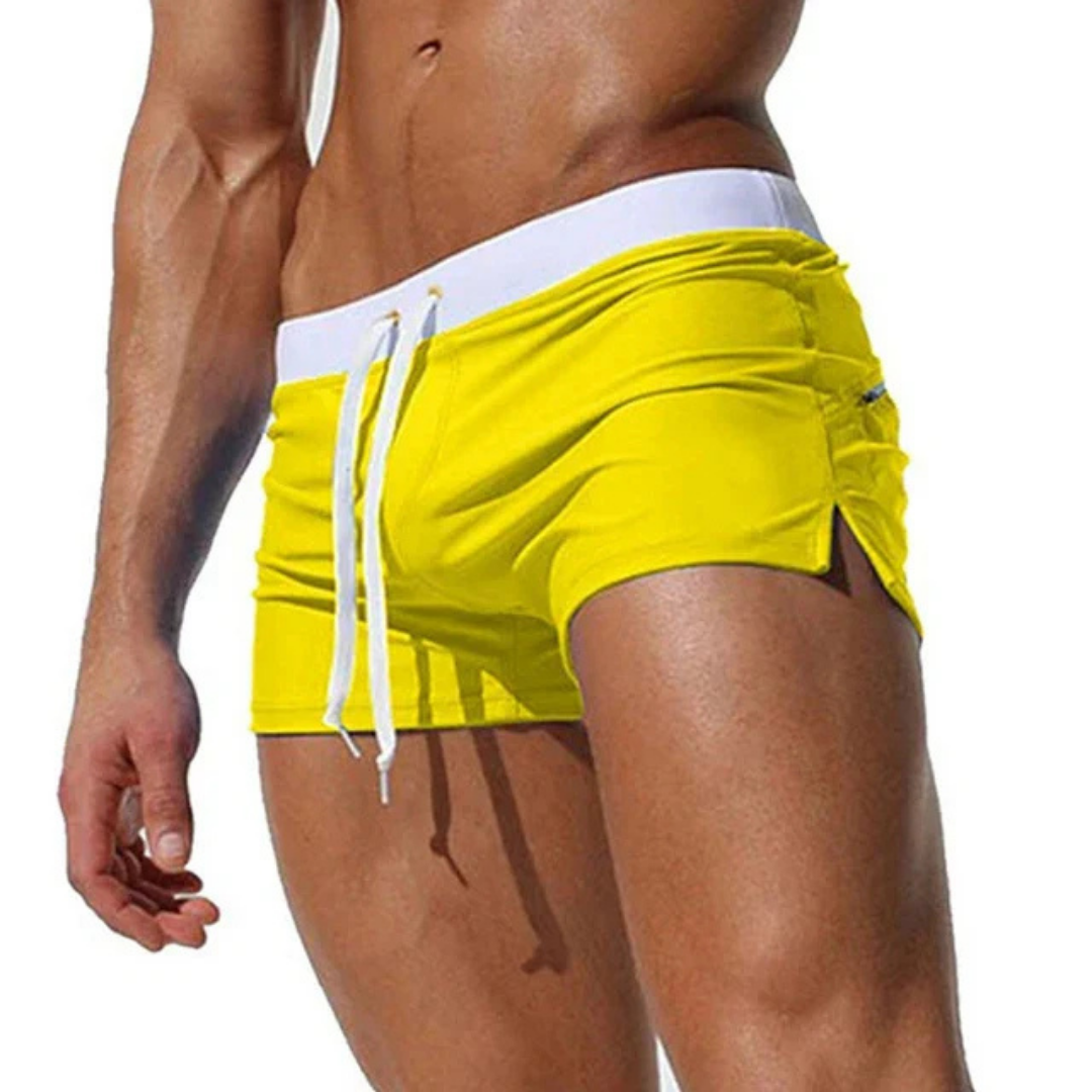 Boxer de bain coupe carrée pour homme