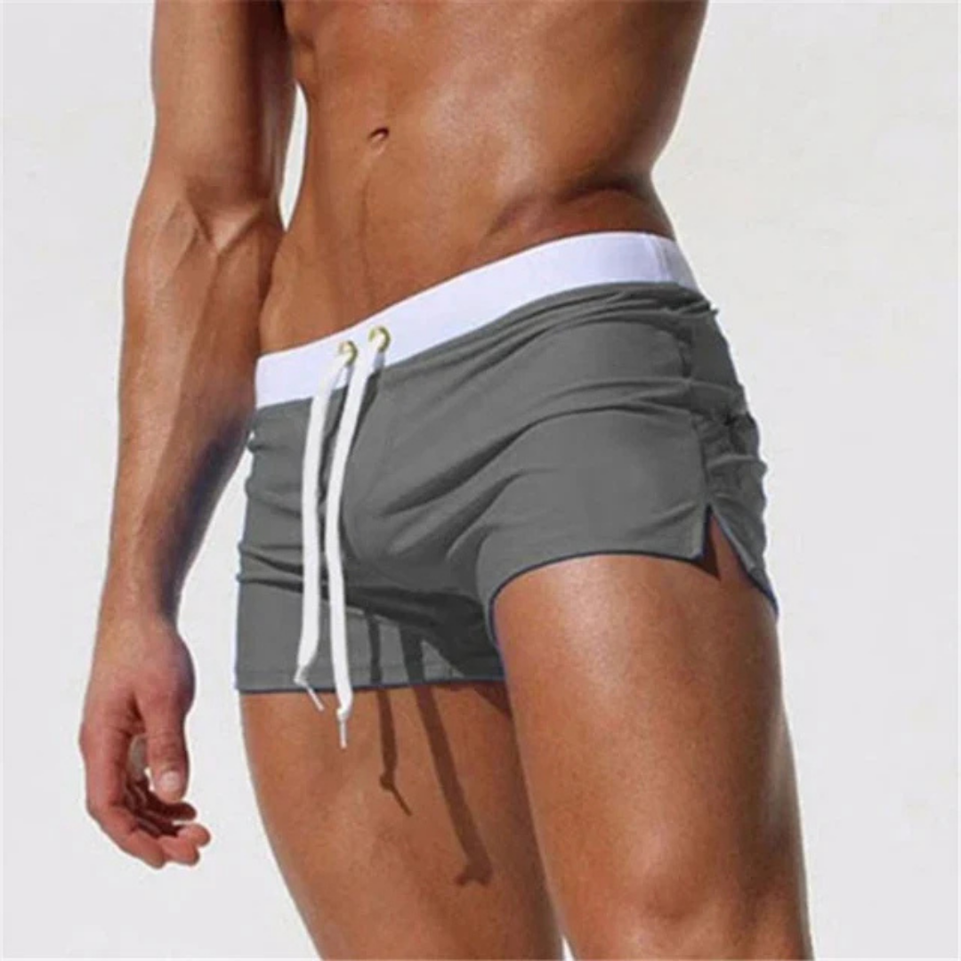 Boxer de bain coupe carrée pour homme