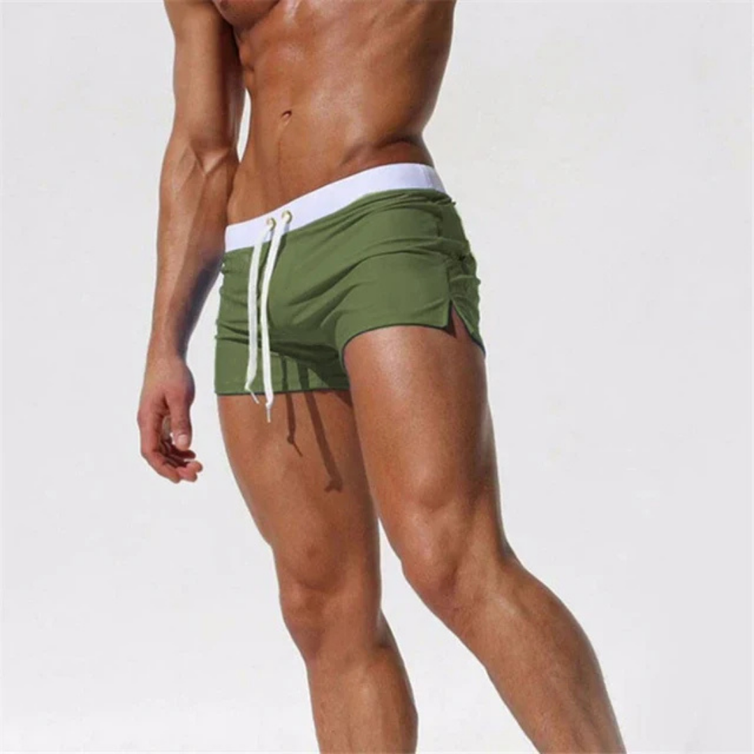 Boxer de bain coupe carrée pour homme