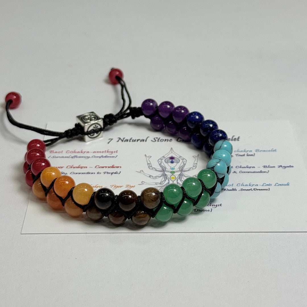 Bracelet des 7 chakras – équilibre et paix intérieure