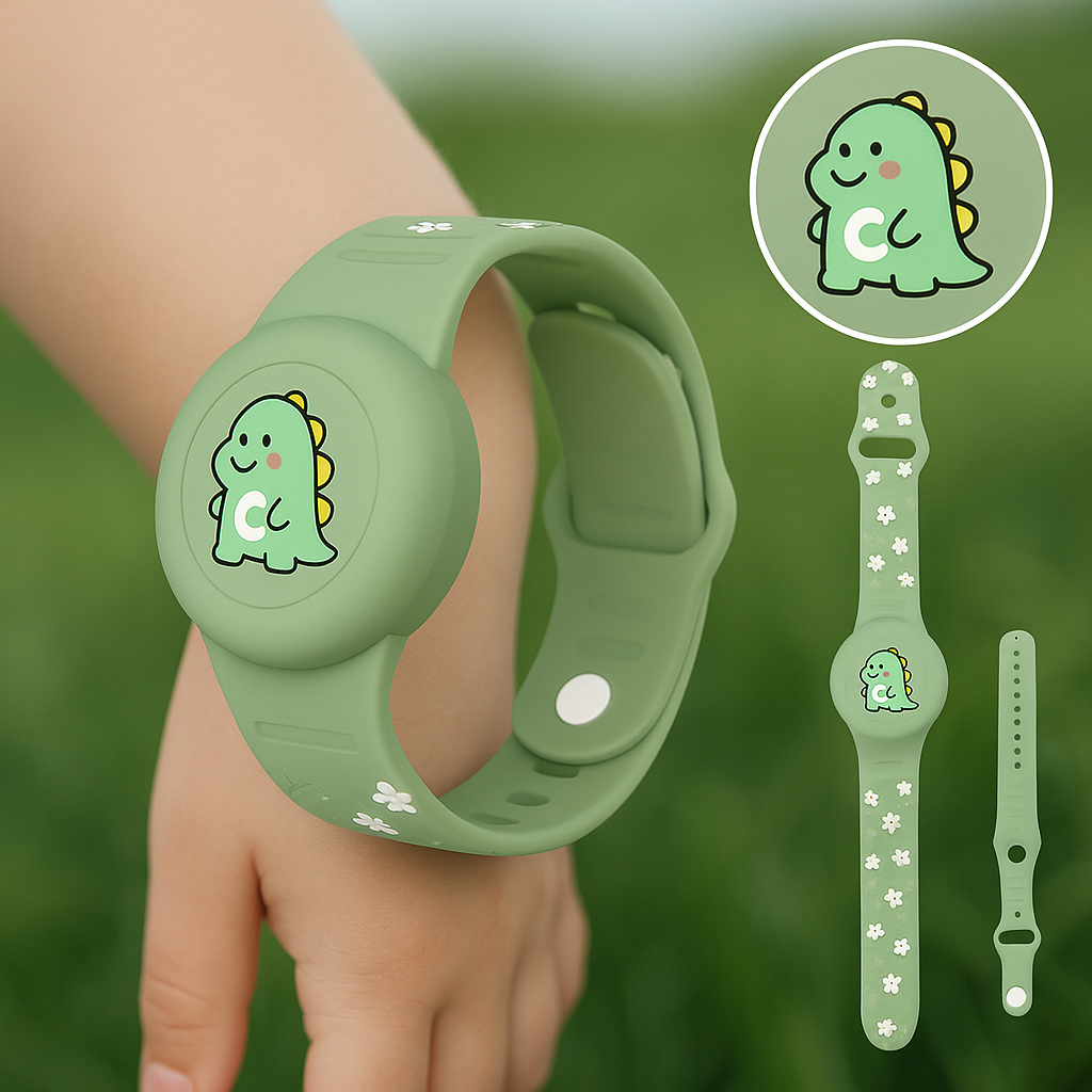 Bracelet GPS en silicone pour enfant - Dispositif de sécurité et de localisation en temps réel