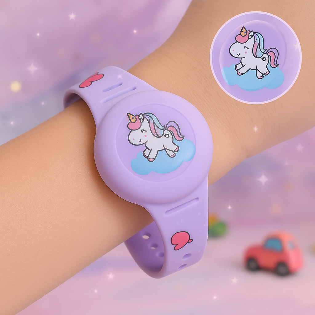 Bracelet GPS en silicone pour enfant - Dispositif de sécurité et de localisation en temps réel