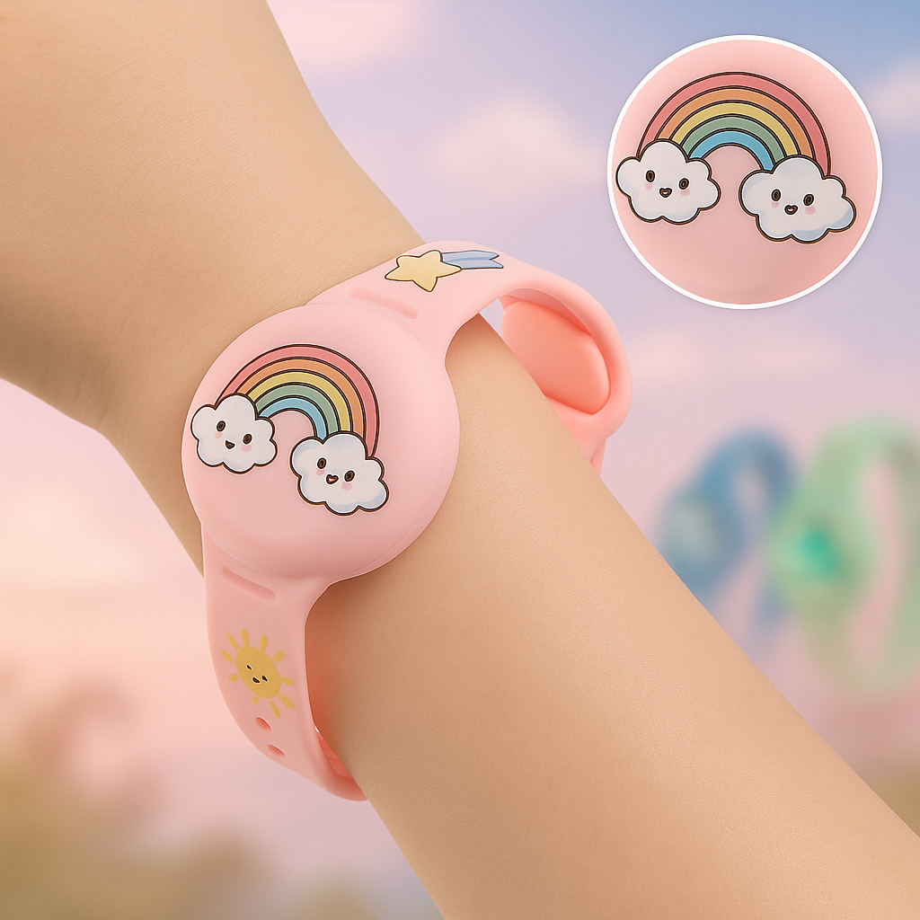 Bracelet GPS en silicone pour enfant - Dispositif de sécurité et de localisation en temps réel