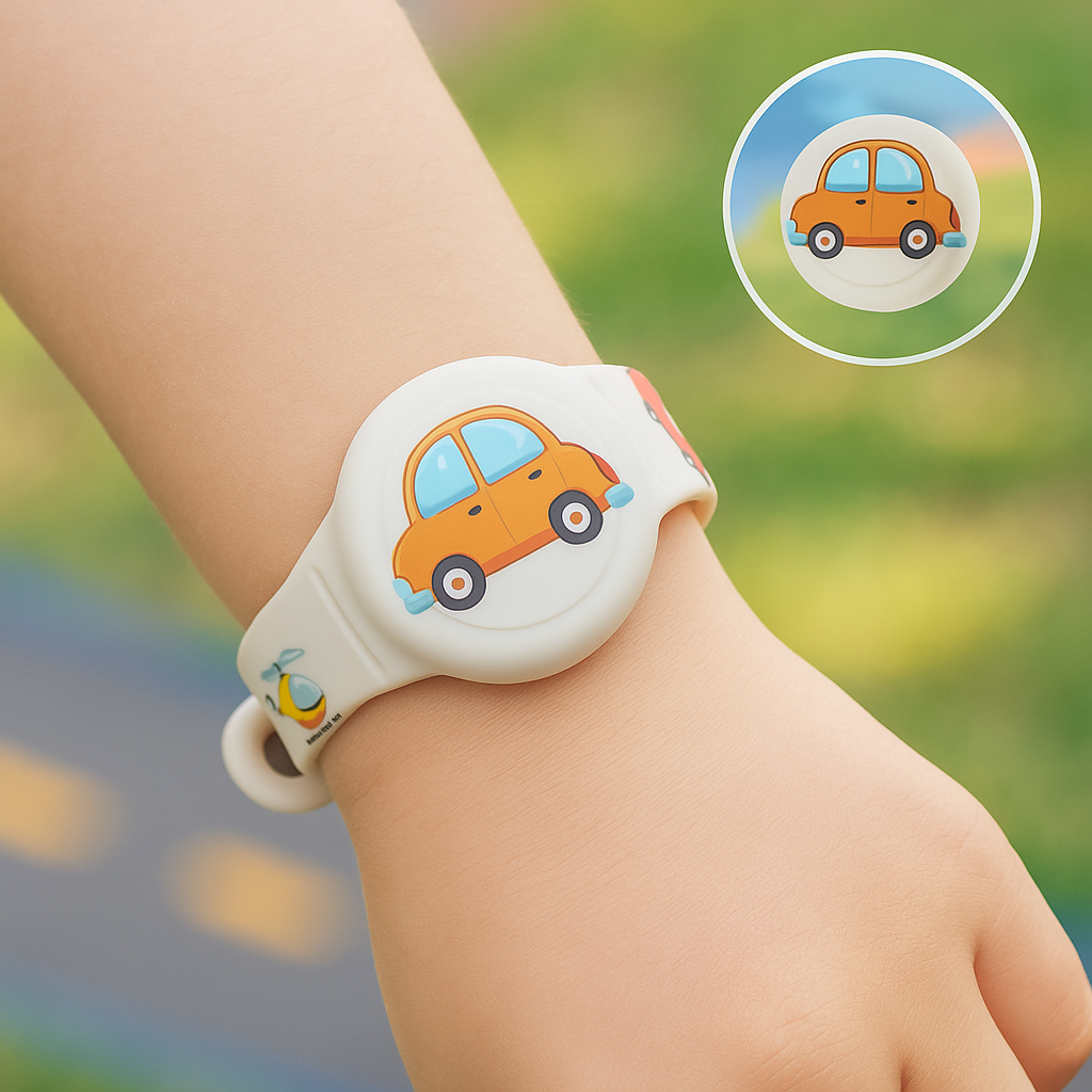 Bracelet GPS en silicone pour enfant - Dispositif de sécurité et de localisation en temps réel