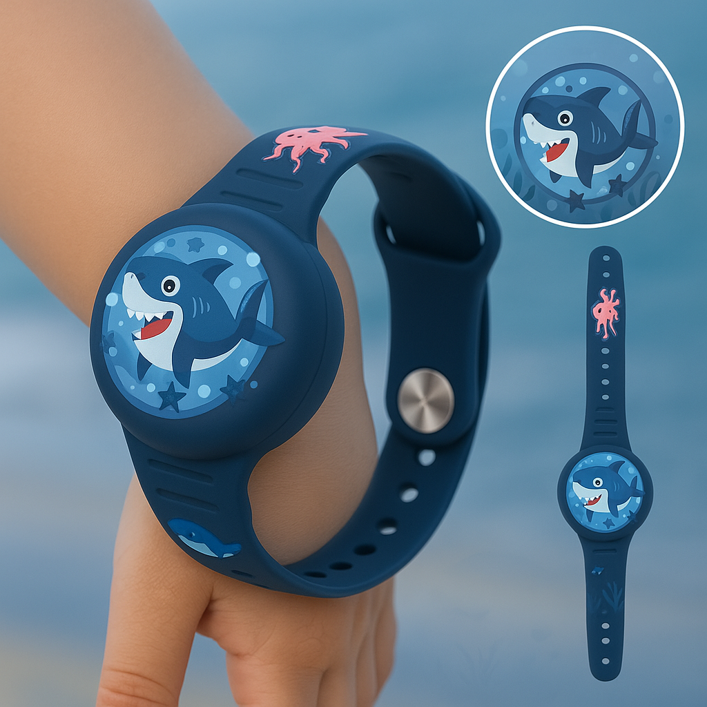 Bracelet GPS en silicone pour enfant - Dispositif de sécurité et de localisation en temps réel