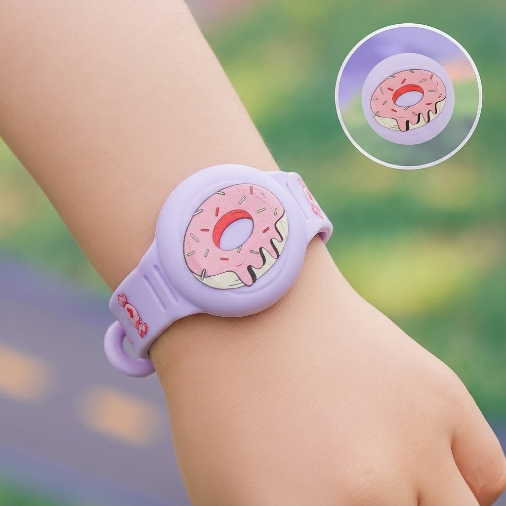 Bracelet GPS en silicone pour enfant - Dispositif de sécurité et de localisation en temps réel