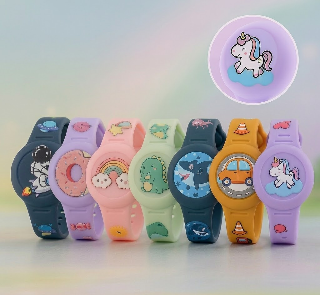 Bracelet GPS en silicone pour enfant - Dispositif de sécurité et de localisation en temps réel