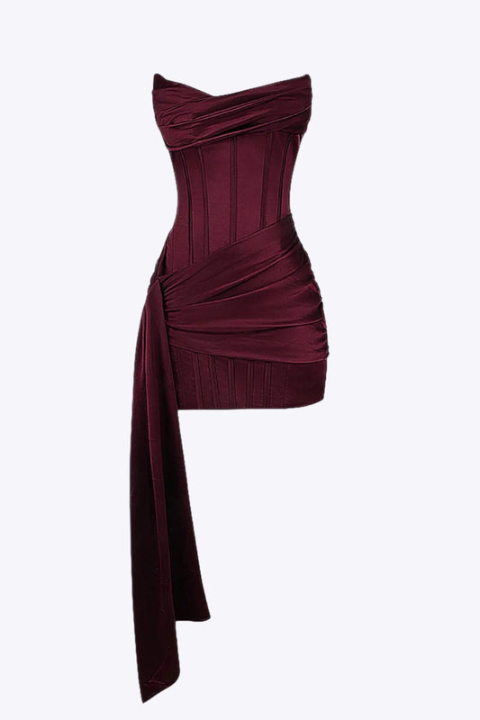 Brooklyn - Elegant Sleeveless Satin Mini Dress for Women