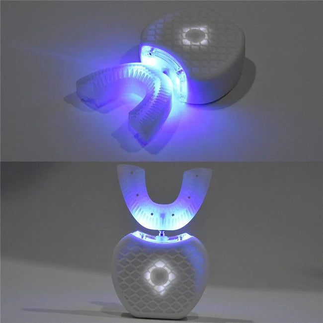 Brosse à dents ultrasonique blanchissante avec résultats de nettoyage visibles