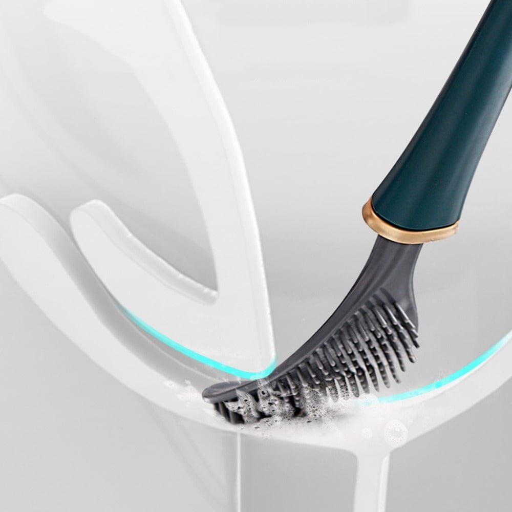 Brosse de toilette silicone flexible moderne