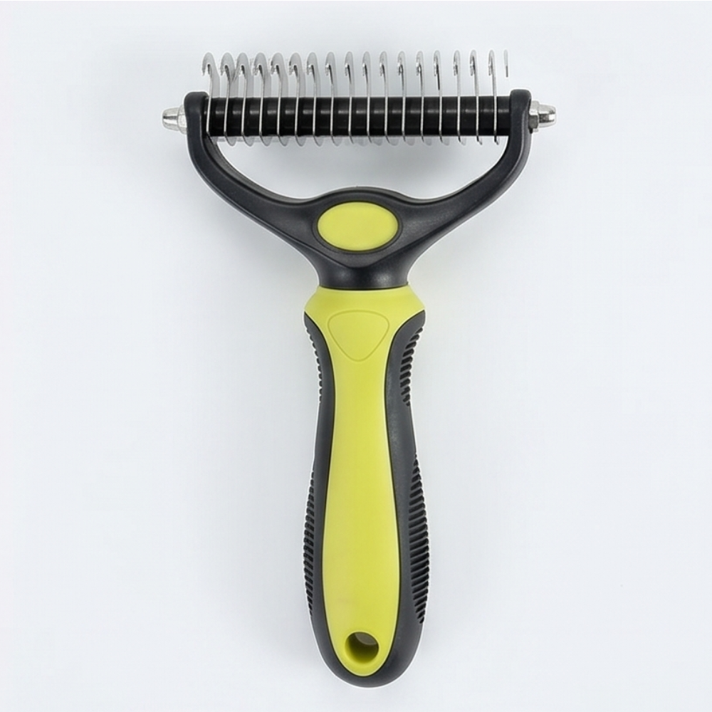Brosse démêlante double face pour chiens
