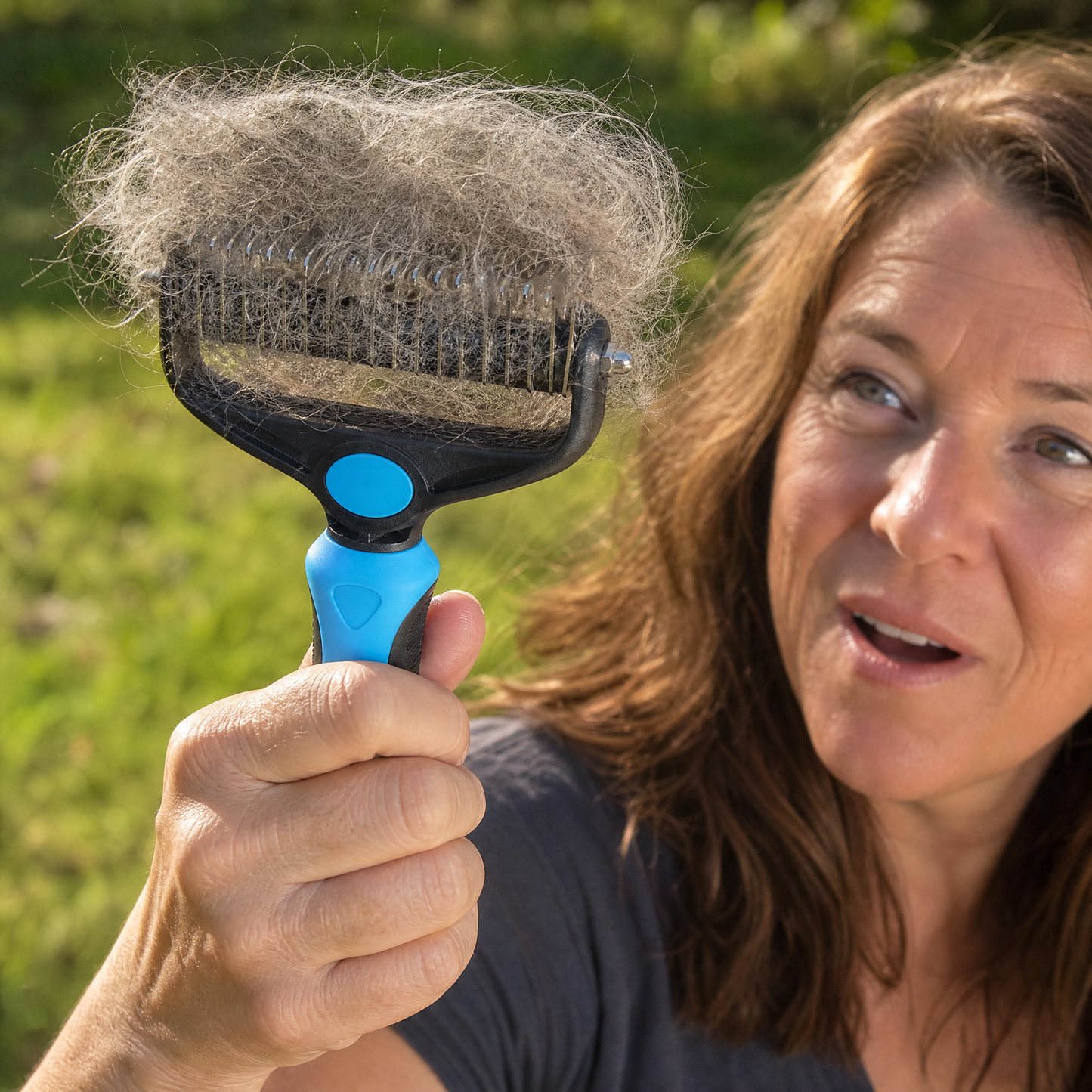 Brosse démêlante double face pour chiens