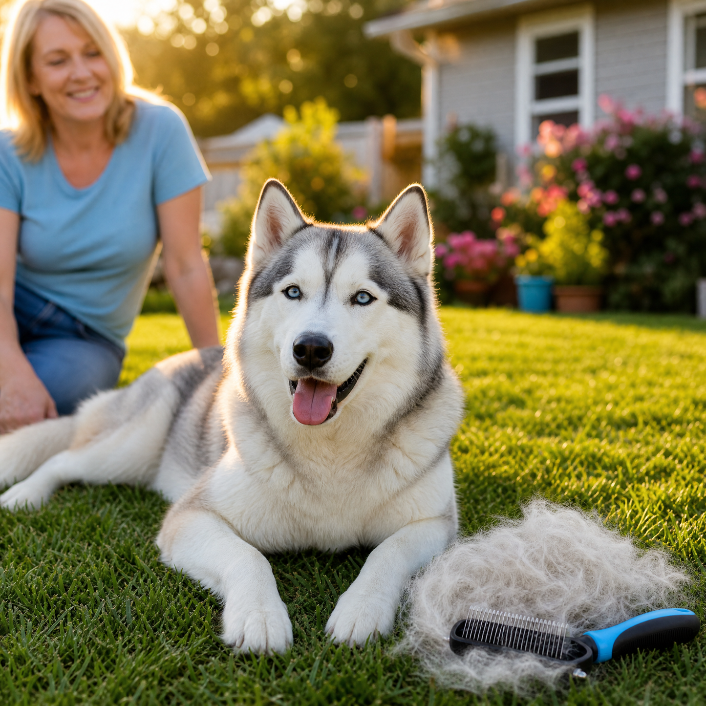Brosse démêlante double face pour chiens