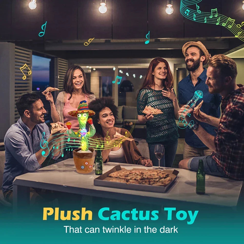 Cactus jouet interactif dansant et parlant avec chansons pour enfants