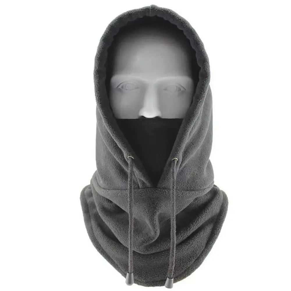 Cagoule de ski coupe-vent en polaire