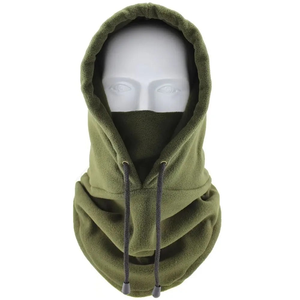 Cagoule de ski coupe-vent en polaire