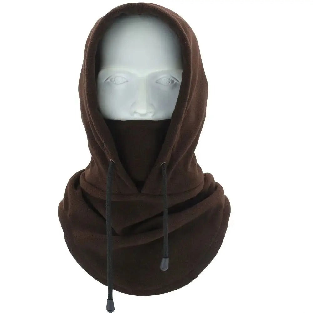 Cagoule de ski coupe-vent en polaire